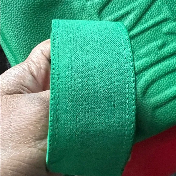 DENYM & DIAMONDS CROSSBODY ADJUSTABLE REVERSIBLE STRAP BAG COLOR KELLEY GREEN - Picture 11 of 11